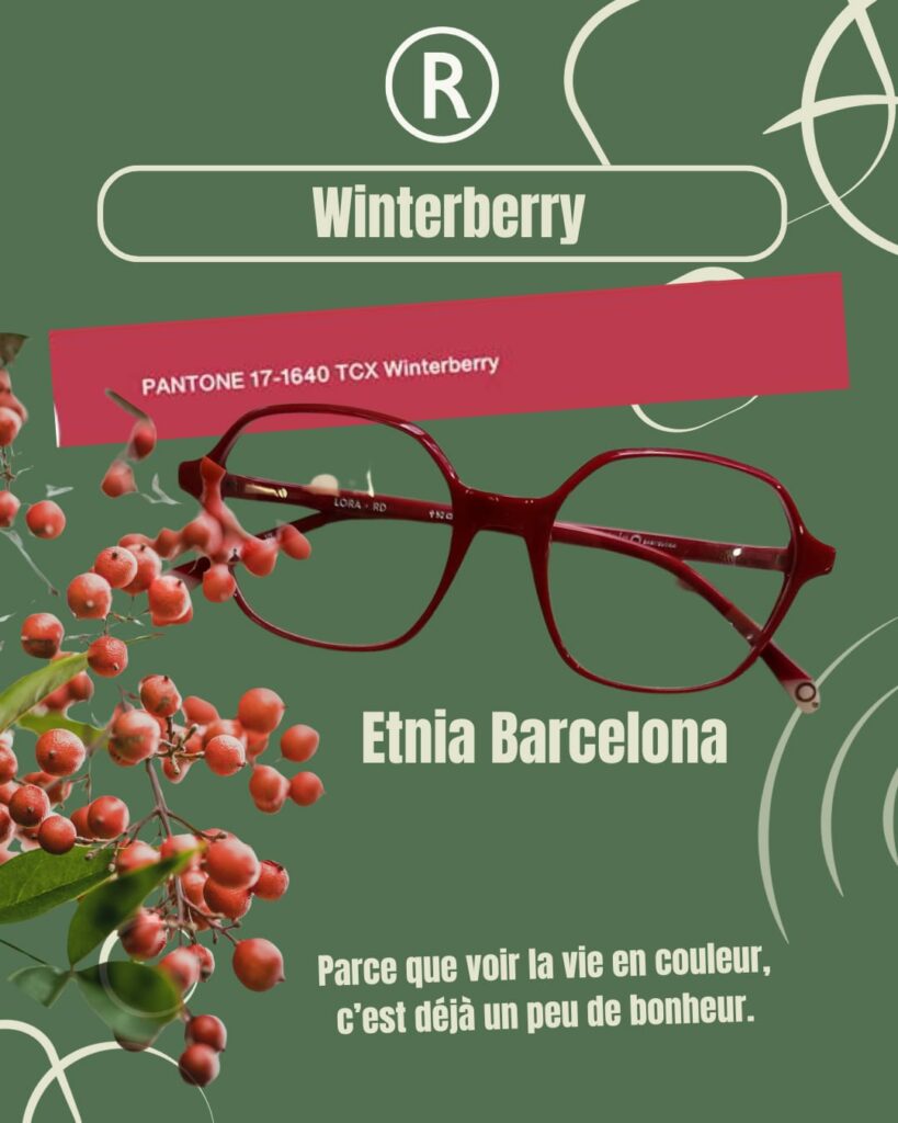 winteberry, jolie baie couleurs cerises dans vos lunettes